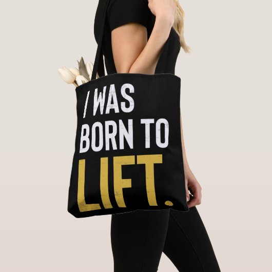 フィットネストレーニングの持生まれち上げ動機 トートバッグ (クローズアップ)