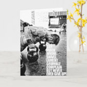 フィットネストレーニングジム動機 カード (黄色い花)