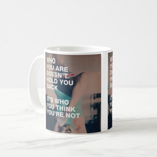 フィットネストレーニングジム動機 コーヒーマグカップ (正面左)