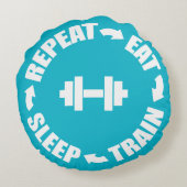 フィットネストレーニングジム動機 ラウンドクッション (裏面)