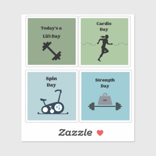 フィットネストレーニングジム日ビニールステッカー シール (シート)