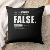 フィットネストレーニングスクアット脚の日モチベーション クッション (ブランケット)