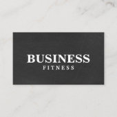 フィットネストレーニングプロフェッショナルDark Blackboard 名刺 (正面)