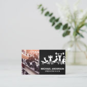 フィットネストレーニング |パーソナルトレーナー 名刺 (スタンド正面)