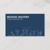 フィットネストレーニング |パーソナルトレーナー 名刺 (正面)