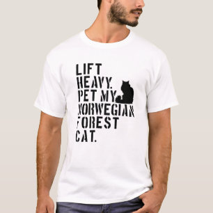 フィットネストレーニング – リフトヘビーペットマイノルウェーの前景色 Tシャツ
