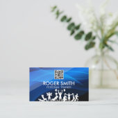 フィットネストレーニング | QRコード 名刺 (スタンド正面)