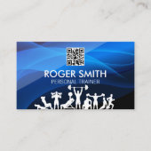 フィットネストレーニング | QRコード 名刺 (正面)