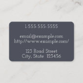 フィットネストレーミニマルナーの名刺 名刺 (裏面)