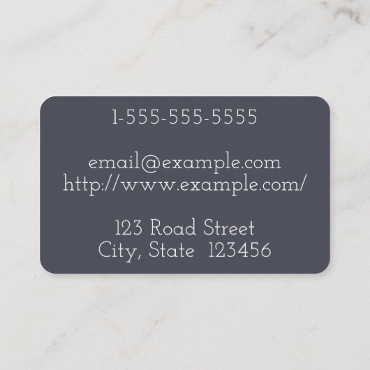 フィットネストレーミニマルナーの名刺 名刺 (裏面)