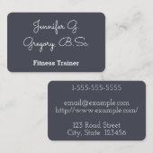 フィットネストレーミニマルナーの名刺 名刺 (正面/裏面)