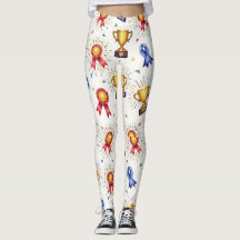 フィットネストロフィスメダルリボン模様