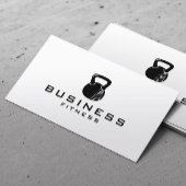 フィットネスパーソナルトレーナーケトルベルミニマリスト 名刺