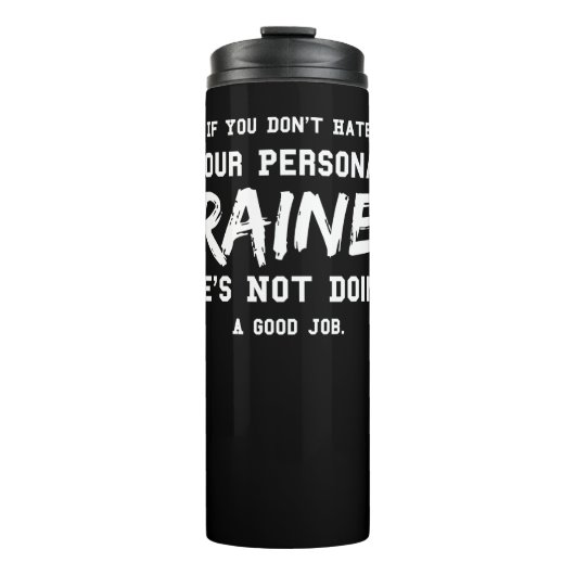 フィットネスパーソナルトレーナージム動機 タンブラー (正面)