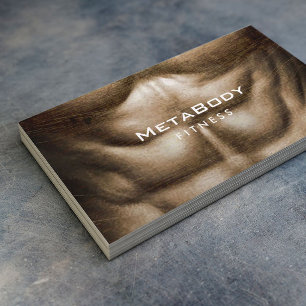 フィットネスパーソナルトレーナーストロング体ボディビルダー 名刺