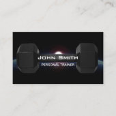 フィットネスパーソナルトレーナーダンベル&アース 名刺 (正面)