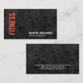 フィットネスパーソナルトレーナーボディビルグモダンレー 名刺 (正面/裏面)