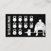 フィットネスパーソナルトレーナーボディビルダーロイヤリティ ロイヤリティカード (正面)