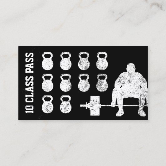 フィットネスパーソナルトレーナーボディビルダーロイヤリティ ロイヤリティカード (正面)