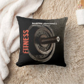 フィットネスパーソナルトレーナーボディビルモダンシャープ クッション (ブランケット)