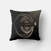 フィットネスパーソナルトレーナーボディビルモダンシャープ クッション (裏面)