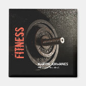 フィットネスパーソナルトレーナーボディビルモダンシャープ マグネット (正面)