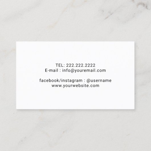 フィットネスパーソナルトレーナーモダン金属背景 名刺 (裏面)