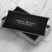 フィットネスパーソナルトレーナーモダン金属 名刺