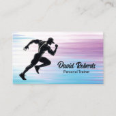 フィットネスパーソナルトレーナーランニングアスリート 名刺 (正面)