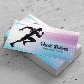 フィットネスパーソナルトレーナーランニングアスリート 名刺