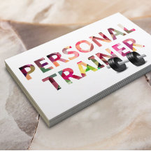 フィットネスパーソナルトレーナー幾何学的モザイク文字