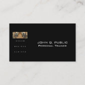 フィットネスパーソナルトレーナー栄養訓練 名刺 (正面)