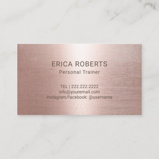 フィットネスパーソナルトレーナー3クラスパスジムロイヤリティ ロイヤリティカード (裏面)