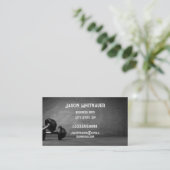 フィットネスパーソナルトレーナー、フィットネスインストラクター 名刺 (スタンド正面)