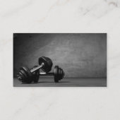 フィットネスパーソナルトレーナー、フィットネスインストラクター 名刺 (裏面)