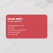 フィットネスパーソナルトレーナー 名刺 (裏面)