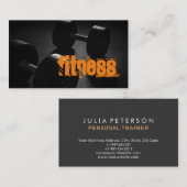 フィットネスパーソナルトレーナー 名刺 (正面/裏面)