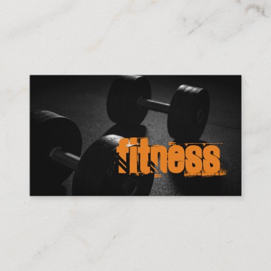 フィットネスパーソナルトレーナー 名刺 (正面)