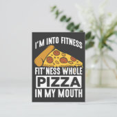 フィットネスピザスライスレストランラバージムグルメ ポストカード (スタンド正面)