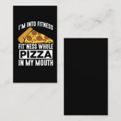 フィットネスピザスライスレストランラバージムグルメ 名刺 (正面/裏面)