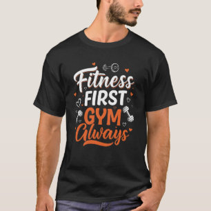 フィットネスファーストジムはいつも Tシャツ