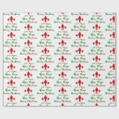 フィットネスフィッおもしろいマスクリスマスラッピング紙 ラッピングペーパー (フラット)