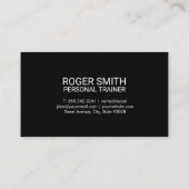 フィットネスフレックス |パーソナルトレーナー 名刺 (裏面)