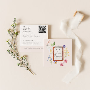 フィットネスブランディング   ウェルネスコーチQRコード スクエア名刺