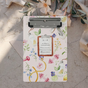 フィットネスブランディング   ウェルネスコーチQRコード ミニクリップボード