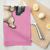 フィットネスプリン キッチンタオル (四つ折り)