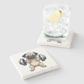 フィットネスプリン ストーンコースター (横)