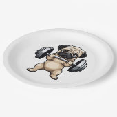 フィットネスプリン ペーパープレート (アングル)