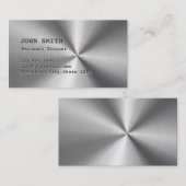 フィットネスプロフェッショナル金属パーソナルトレーナー 名刺 (正面/裏面)