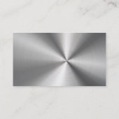 フィットネスプロフェッショナル金属パーソナルトレーナー 名刺 (裏面)